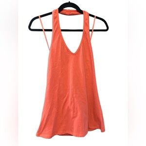 Torrid Vibrant Peach Orange Halter Tank Top Sz M/L 10